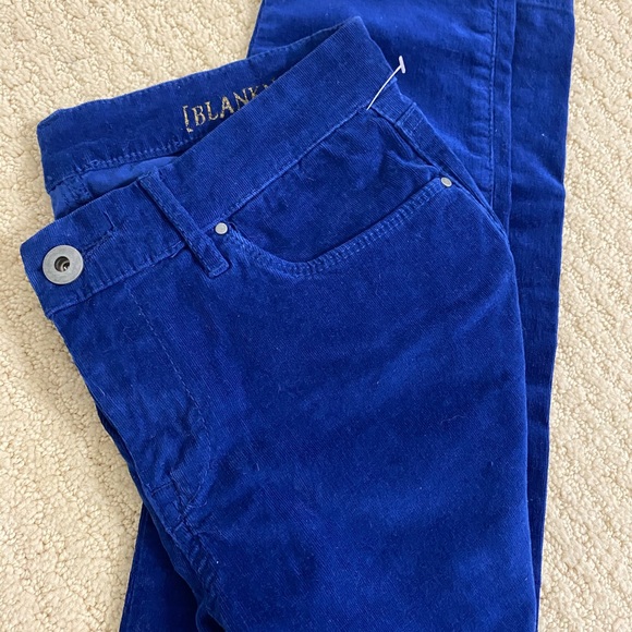 New with tags Blank NYC blue velvet skinny jeans - Picture 8 of 8